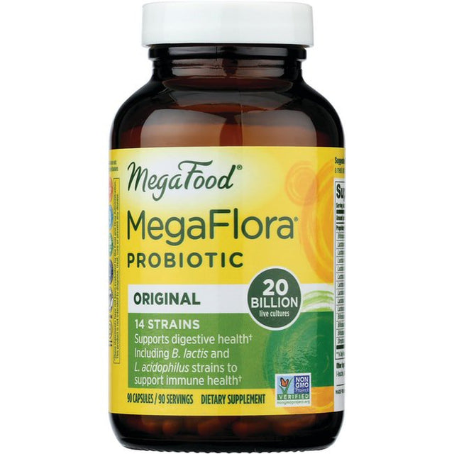 Megafood Megaflora Probiotic - Original 20 Billion Cfu 90 Caps