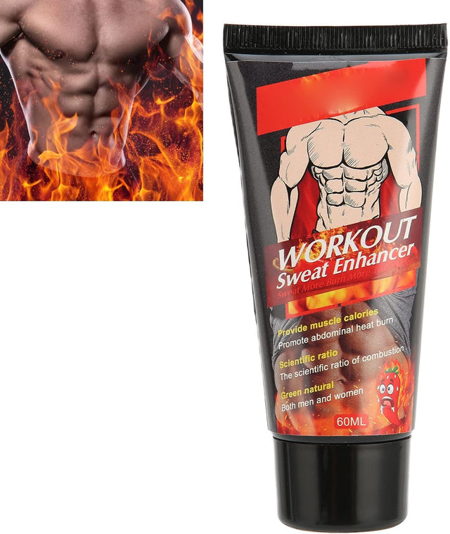 LIYJTK Fat Burning Cream for Belly, Slim Shaping Cream, Workout Sweat Enhancer Cream Weight Loss and Fat Burning Cream for Women and Men 60Ml