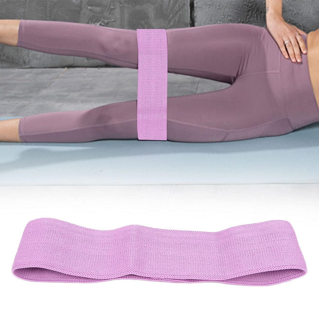 Cosiki Exercise Resistance Band, Elastic Stretching Bands Bands for Working Out Booty Bands Exercise Band for Yoga for Leg Beauty(Plain Purple M(76Cm))