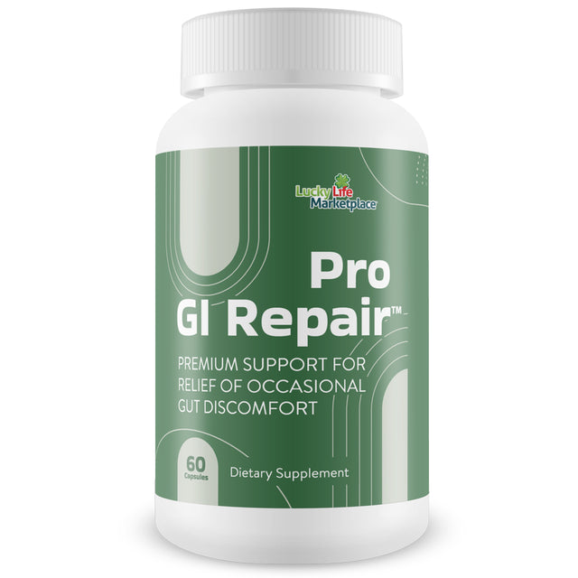 Pro GI Repair - Premium Probiotic Supplement to Support Gut Health - Support Gastrointestinal Function & Regularity - 40 Billion CFU Probiotic Formula - Promote Reduced Indigestion & Upset Stomach