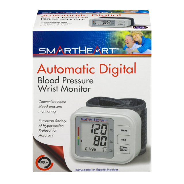 Smartheart Automatic Digital Wrist Blood Pressure Monitor