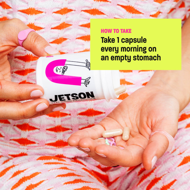 Jetson Health Digestion Immune Support Probiotic Supplement, 10 Billion CFU, 31Ct