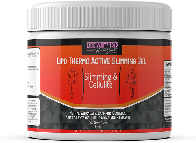 Lipo Thermo Active Slimming Workout Enhancer Gel - Sweat Fast - Snatch Waist - Trim & Tone Body - Men & Women Advance Exercise Cream -Stomach Fat Burn - Cellulite Gel - Pre Workout