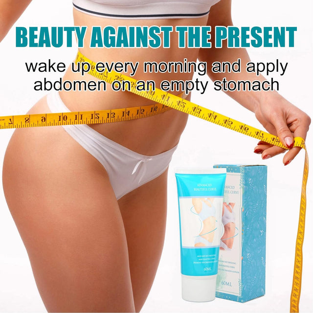 Airshi Fat Burning Cream, Moisturizing Slimming Cream Tighten Skin Promote Metabolism Eliminate Edema for Abdomen