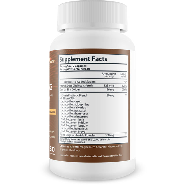 Pro Gut-Lung Therapy - Probiotic Mood Support - Defense + Recovery Probiotic - Support Balanced Mood - Support Gut Probiotic Balance - Support Lung Probiotic Balance - Overall Health Support