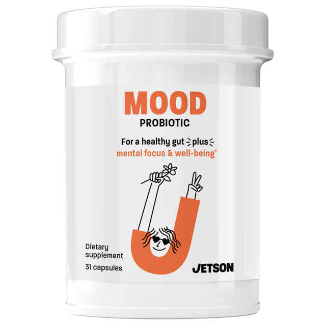 Jetson Health Brain Health and Focus Support Mood Probiotic Supplement, 21 Billion CFU, 31 Ct.