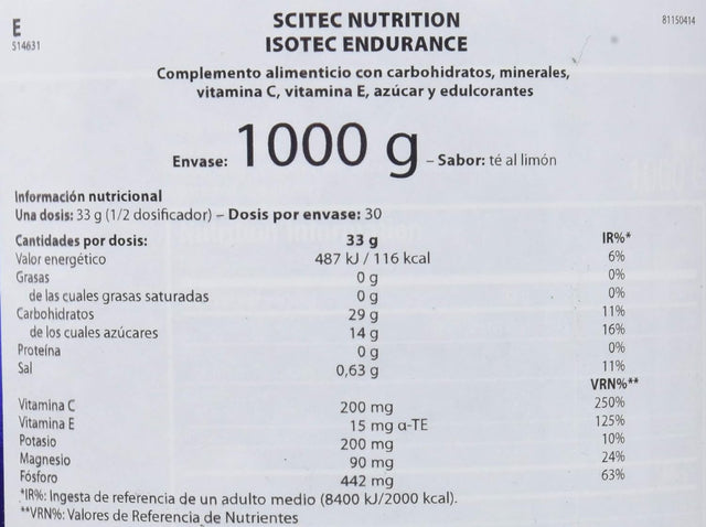 Isotec - 2.20 Lbs - Lemon - Scitec Nutrition