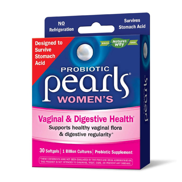 Nature'S Way Probiotic Pearls Women'S, 1 Billion Live Cultures, 30 Softgels