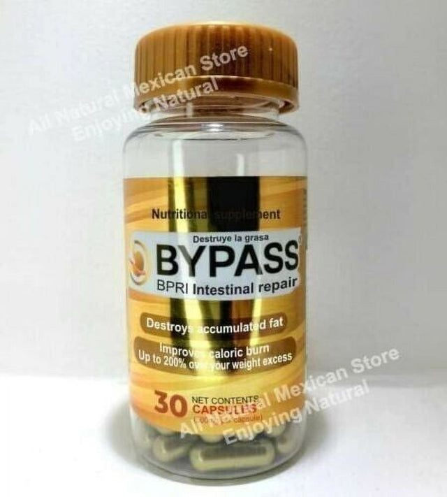 BYPASS Pills DESTROYS FAT FAT BURNER Weight Loss 30 Caps