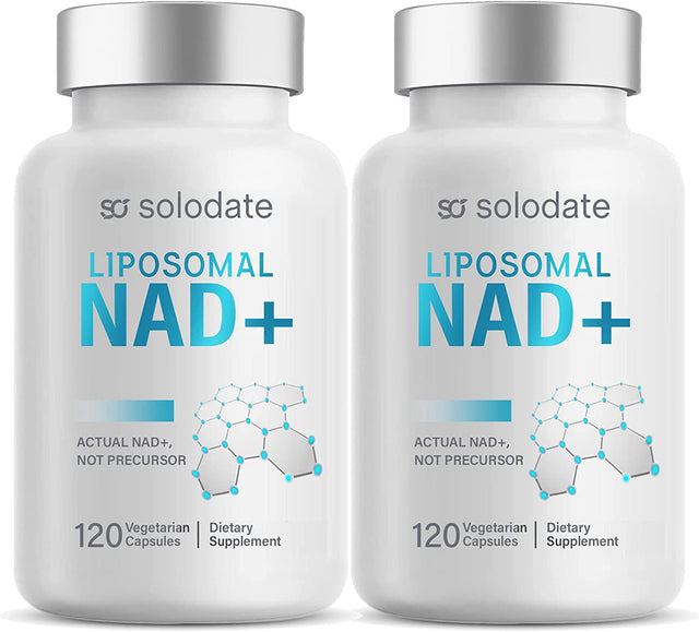 Liposomal NAD+ Supplement, True NAD+ 500Mg with TMG 250Mg per Serving for Max Absorption, Nicotinamide Riboside Alternative for Cellular Energy Metabolism & Healthy Aging - 240 Capsules