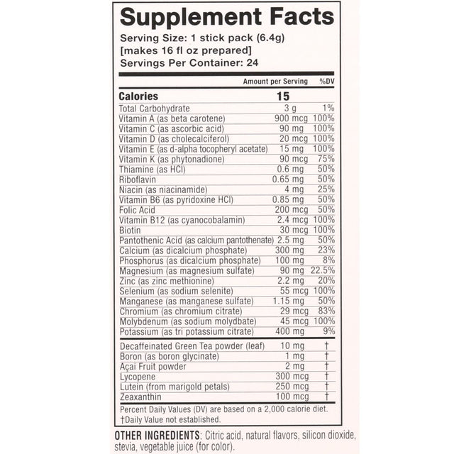 Lily of the Desert Ecodrink Naturals Refill Multi Vitamin - Strawberry/Lemonade