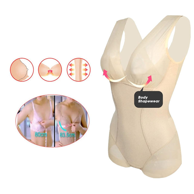 Postpartum Shapewear, Superb Workmanship Lightweight and Beautiful Girdle Bodysuit for Home(L)