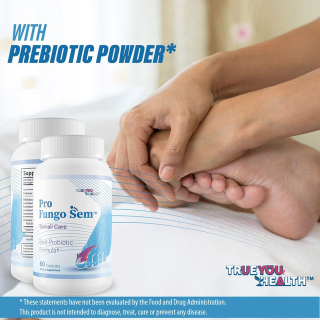 Pro Fungo Sem Toenail Care - Probiotic Formula - Clear Toes, Nails, and Feet - Probiotic Fungus Fighter Health Support - Help Your Body Ward off Fungus from the inside Out - 60 Capsules