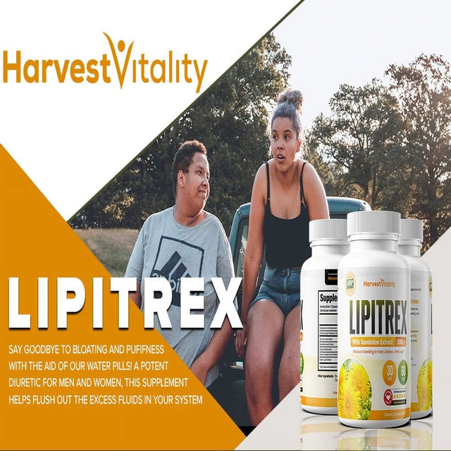 Lipitrex - Edema Swelling Reduction – Water Pill for Legs, Feet & Ankles
