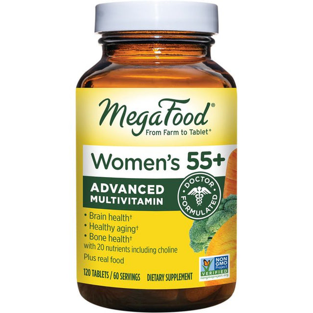 Megafood Women'S 55+ Advanced Multivitamin 120 Tabs
