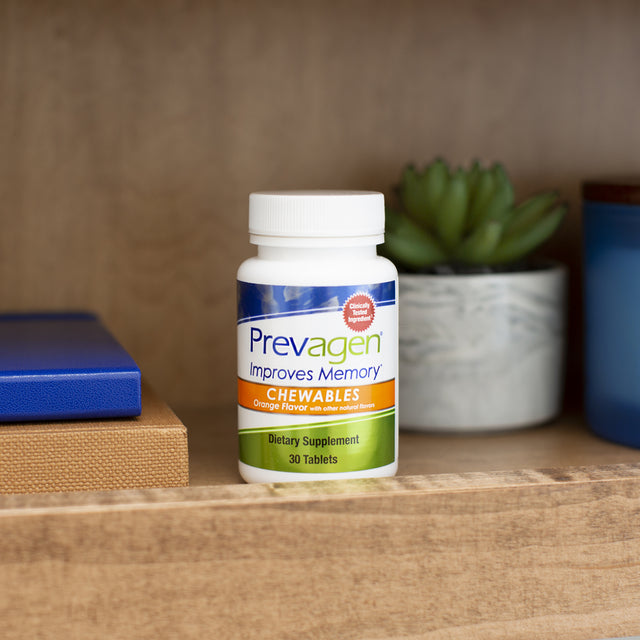 Prevagen Improves Memory - RS 10Mg, 30 Chewables Orange with Apoaequorin & Vitamin D Brain Supplement for Brain Health