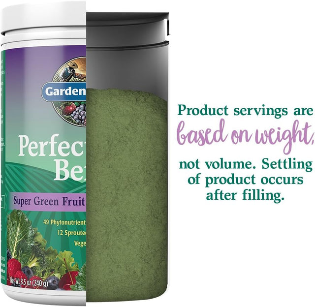 Garden of Life Perfect Food Berry Super Green Fruit & Veggie Formula - 30 Servings, 49 Superfoods Greens, Sprouts, Fruits, Veggies, Probiotics, Spirulina, Vegetarian Juice Superfood Powder Supplement