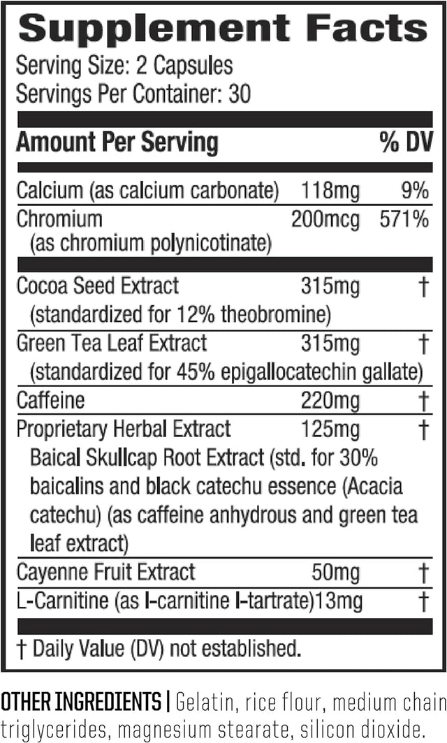Twinlab Ripped Fuel Extreme - Energy Supplement to Support Weight Management & Muscle Health - 60 Capsules