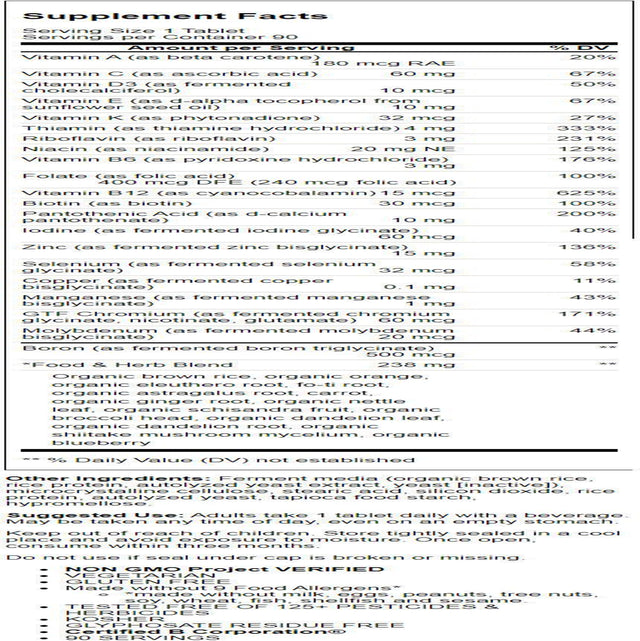 Megafood Men'S One Daily Multivitamin 90 Tabs