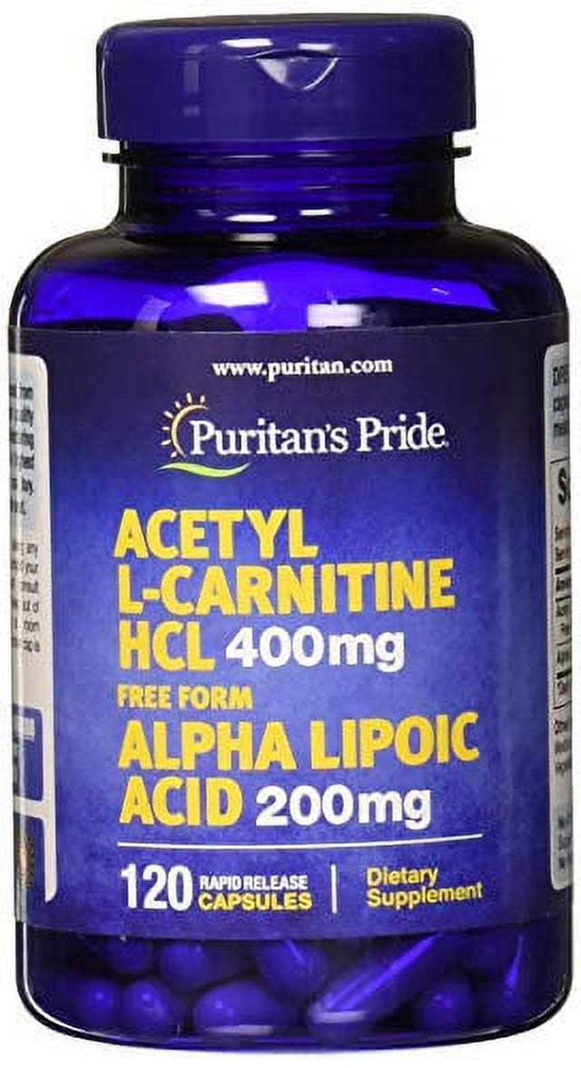 Puritan'S Pride Acetyl L-Carnitine Free Form