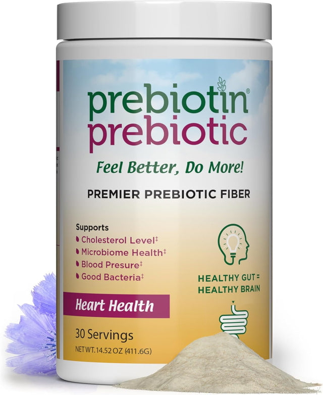 Prebiotin Prebiotic – 30 Servings - 14.52 Oz - Professionally Formulated - Balances Gut Microbiome and Boosts Your Own Probiotics