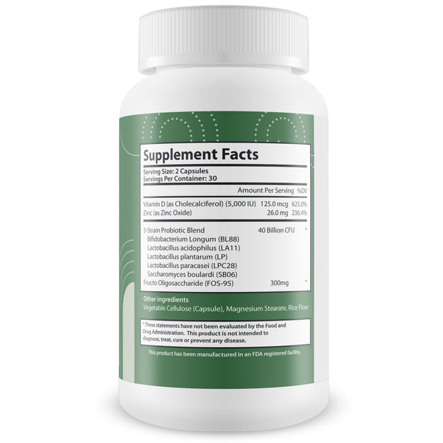 Pro GI Repair - Premium Probiotic Supplement to Support Gut Health - Support Gastrointestinal Function & Regularity - 40 Billion CFU Probiotic Formula - Promote Reduced Indigestion & Upset Stomach