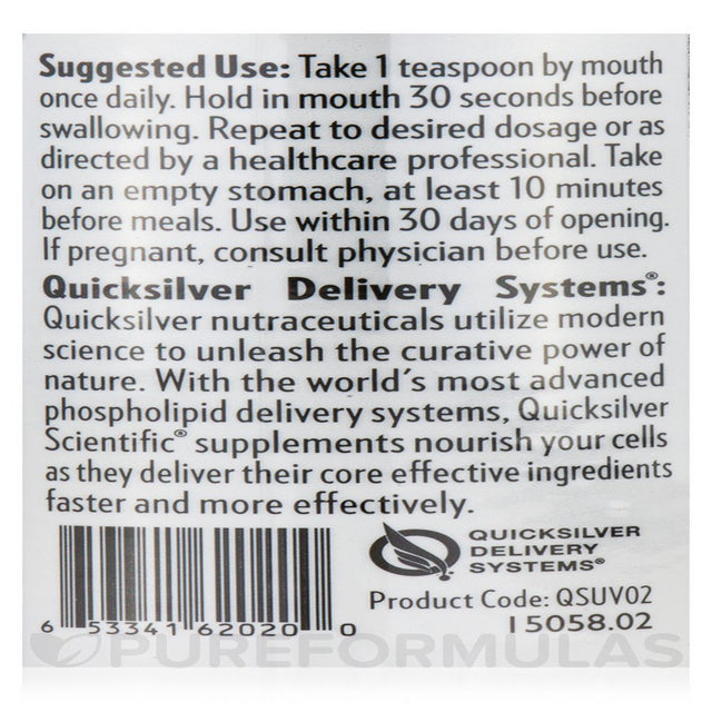 Liposomal Ultra Vitamin - 3.38 Fl. Oz (100 Ml) by Quicksilver Scientific