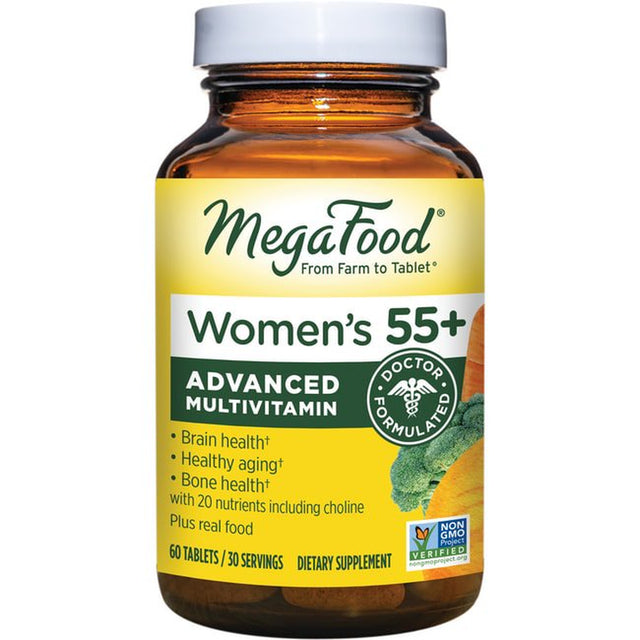 Megafood Women'S 55+ Advanced Multivitamin 60 Tabs