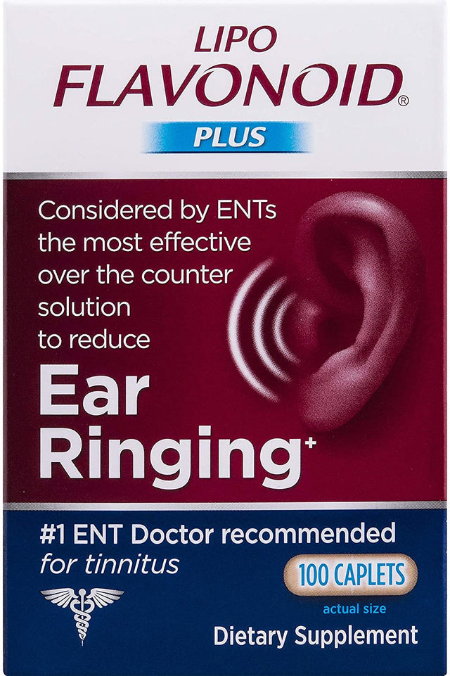 Lipo-Flavonoid plus Ear Health Supplement, 100 Caplets