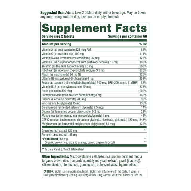 Megafood Men'S 55+, Advanced Multivitamin, 120 Tablets