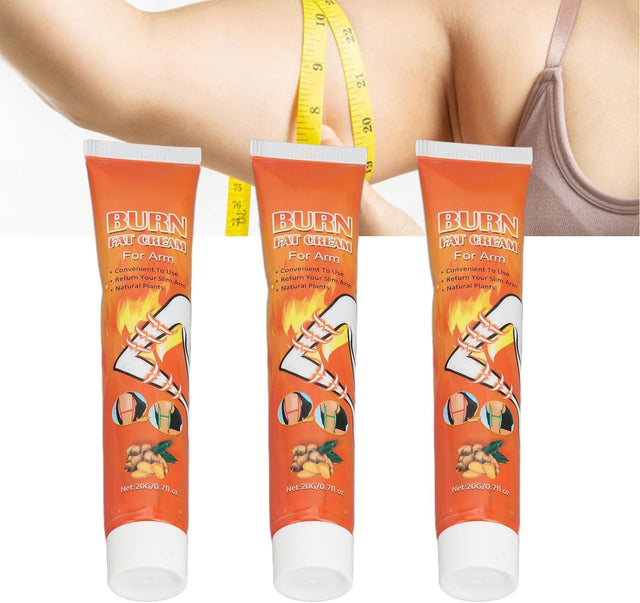 Fat Burning Cream, Fat Burning 20G Skin Firming 3Pcs Wide Application Slimming Massage Cream for Business Travel