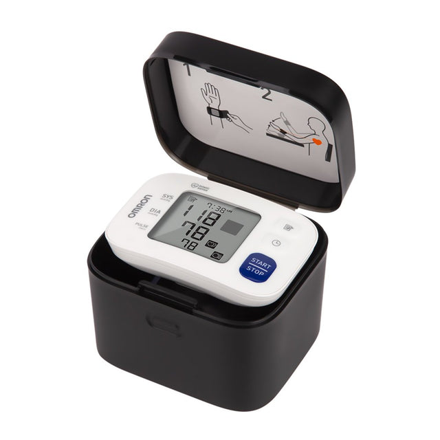 OMRON 3 Series Wrist Blood Pressure Monitor (BP6100), Portable Wrist Monitor, Digital Blood Pressure Machine, Stores up to 60 Readings