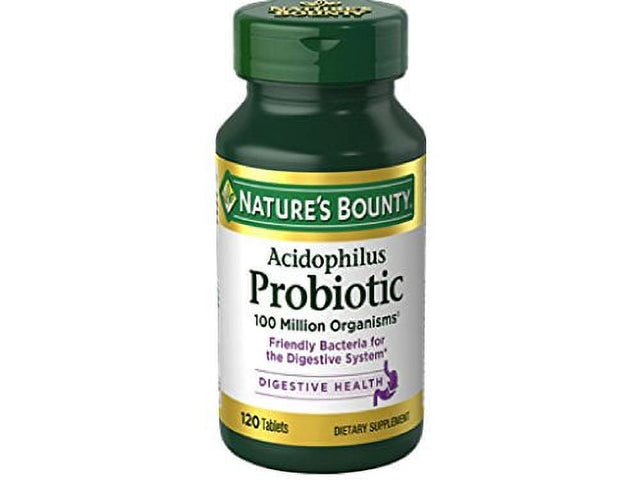 Nature'S Bounty Probiotic Acidophilus Tablets, 120 Each