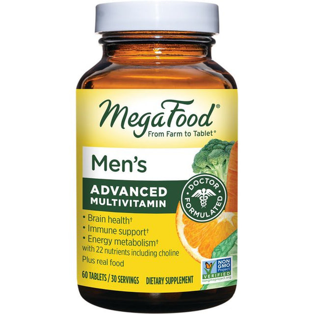 Megafood Men'S Advanced Multivitamin 60 Tabs