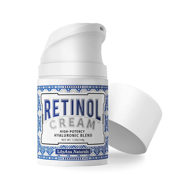 Lilyana Naturals Retinol Cream for Face - Retinol Cream, anti Aging Cream, Retinol Moisturizer for Face, Wrinkle Cream for Face, Retinol Complex - 1.7Oz