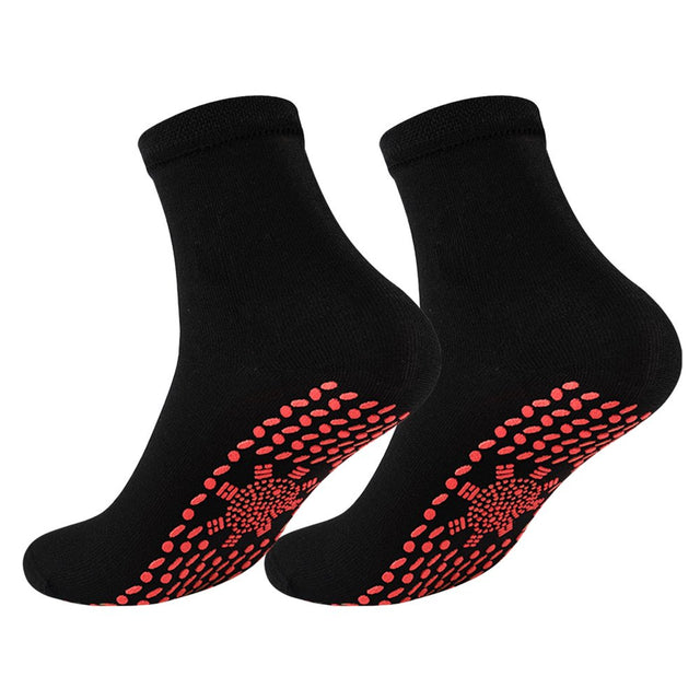 Lingouzi Massage Warm Self-Heating Socks - Comfortable Elastic and Durable and Cold-Proof Cotton Socks Great for Outdoor Activities