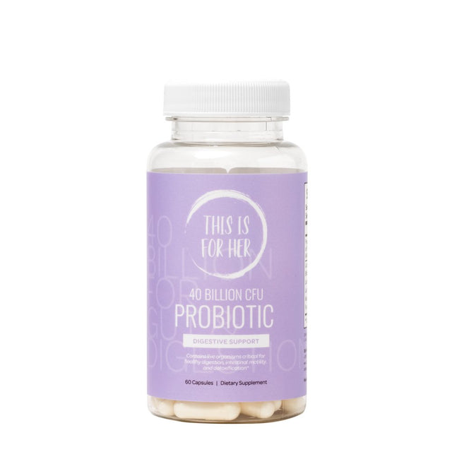 Healthy Gut Probiotics: 40 Billion CFU - Women'S Gut Health (60 Vegetable Capsules)