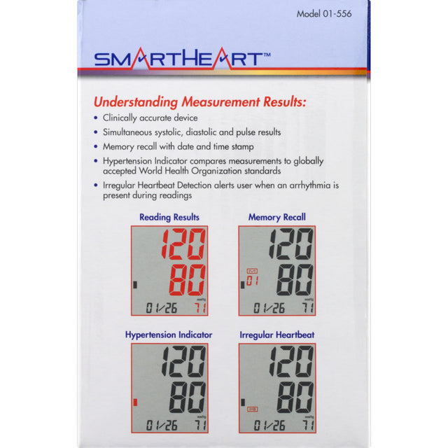 Smartheart Automatic Digital Wrist Blood Pressure Monitor