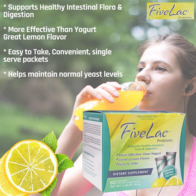 Fivelac Probiotic Bonus 4 Pack 240 Pkts