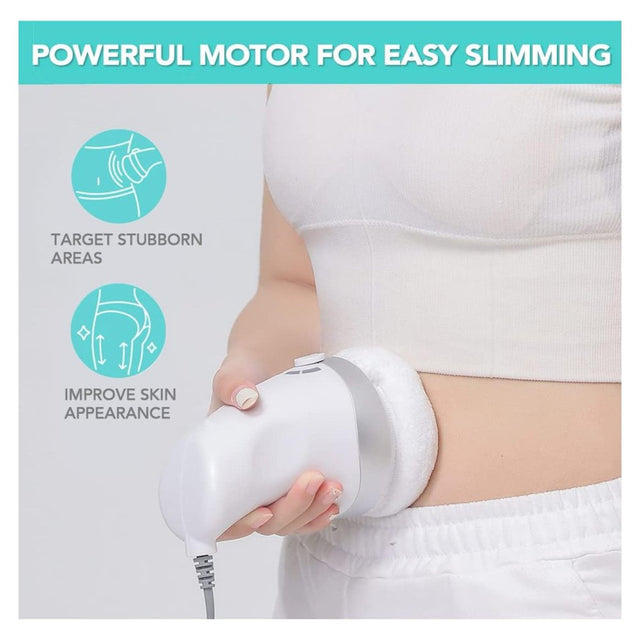 Vlianz Cellulite Massager Electric Fat Remover, Body Sculpting Machine for Stomach Fat with 6 Skin Friendly Washable Pads, Body Sculpting Massager for Belly Legs Butt Arm