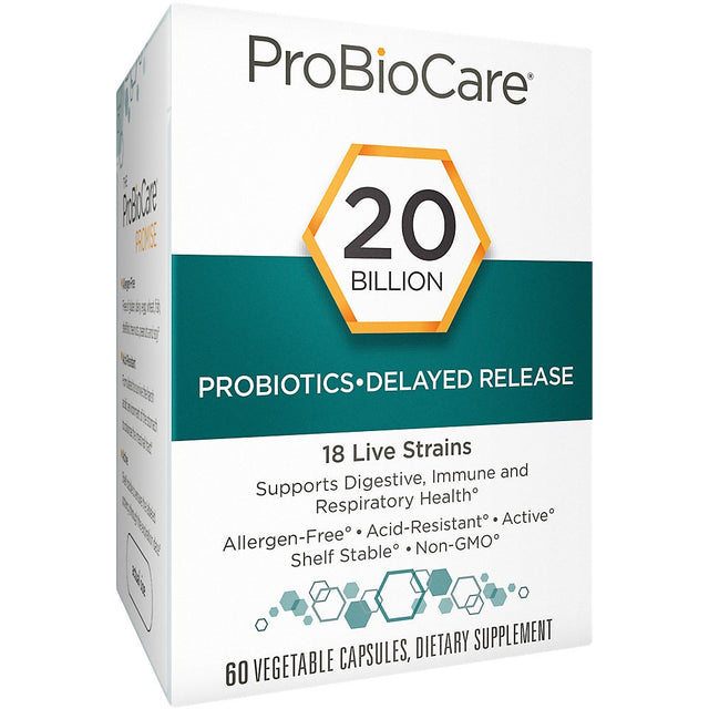 Probiotic - 20 Billion Cfus - Supports Digestive Health (60 Vegetable Capsules)