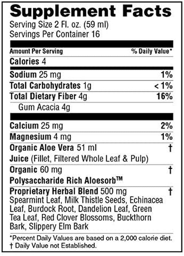 Lily of the Desert Aloe Vera Detox Formula