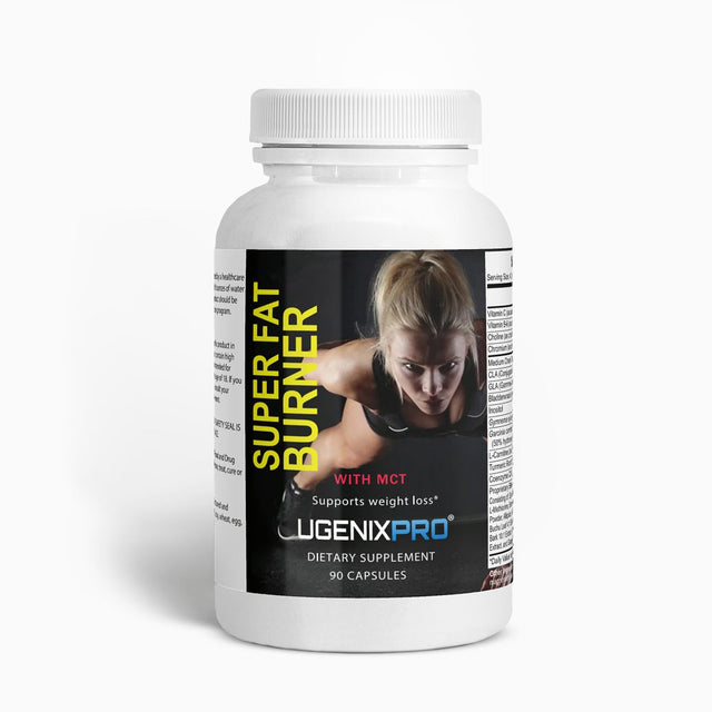 Ugenipro® Super Fat Burner with MCT 90 Capsules | Supports Weight Loss | Improves Liver Health | Suppresses Appetite