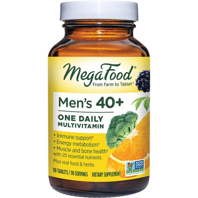 Megafood Men'S 40+ One Daily Multivitamin 90 Tabs