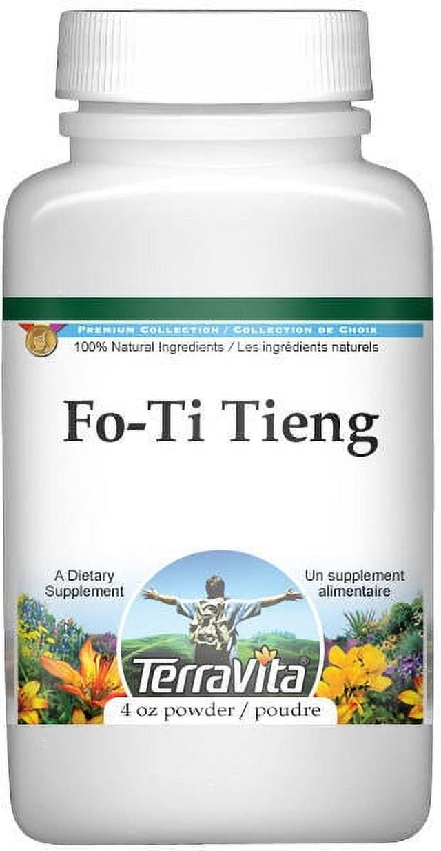 Terravita Fo-Ti Tieng - Ho Shou Wu - Powder, (4 Oz, 1-Pack, Zin: 511036)