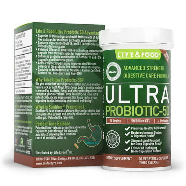 Life & Food Ultra Probiotic-50 Advanced Strength