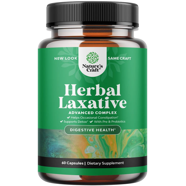Natural Laxative and Gut Health Supplement - Psyllium Husk Powder Cascara Sagrada Senna Laxative and Lactobacillus Acidophilus Probiotic Supplement - Colon Cleanser & Detox for Weight Loss