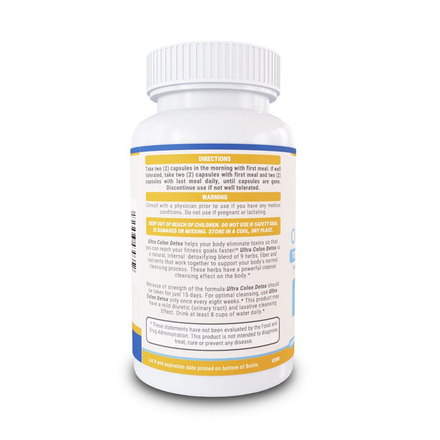 Natural Colon Cleanser & Detox Formula, Supports Health Bowel Movements, Weight Loss, Reduce Bloating & Boost Energy. Powerful Cleanse with Probiotics and Fiber, 60 Count