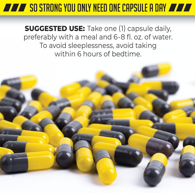 LIPORUSH NDS Nutrition XT - Super Concentrated Thermogenic with L-Carnitine & Teacrine for Shredding Fat - Supports Maximum Energy, Focus, Calorie Burning, Diuretic, Appetite Control (60 Capsules)