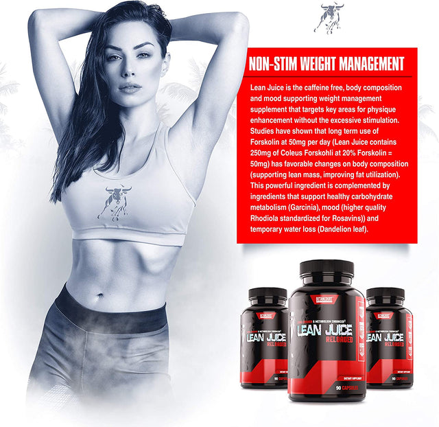 Betancourt Nutrition Lean Juice Metabolism Enhancer Supplement | Body Re-Composition Aid | Wellness + Vitality Ingredients | Stim Free | 90 Capsules